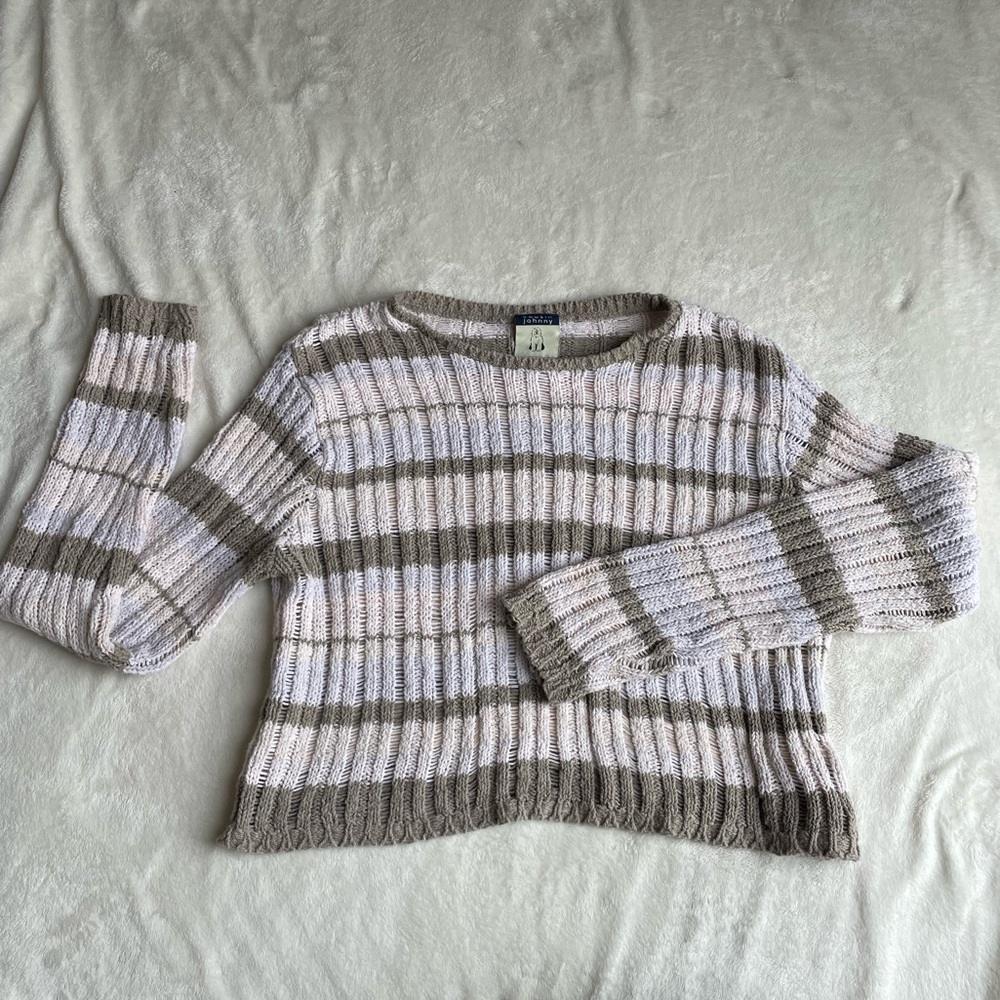 Cousin Johnny Vintage Cropped Sweater